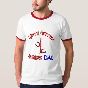Camiseta T das campainhas dos pais das ferraduras de