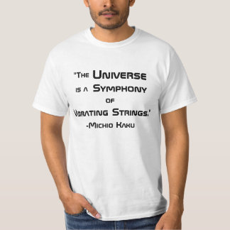Camiseta T das citações de Michio Kaku
