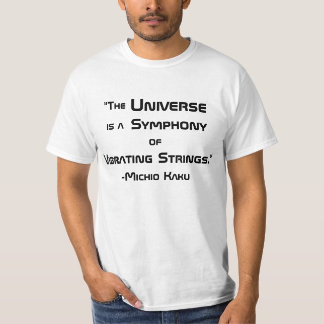 Camiseta T das citações de Michio Kaku (Frente)