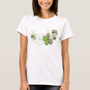 Camiseta T das senhoras do hibiscus do Doodle