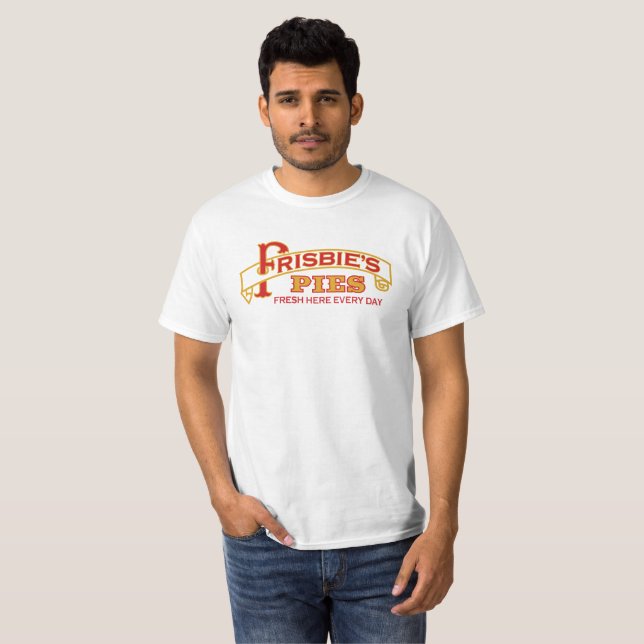Camiseta T das tortas de Frisbie (Frente Completa)