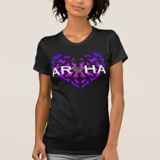 Camiseta T de Aroha ou hoodie - Blurple no preto