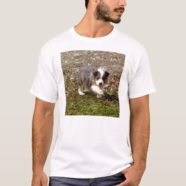 Camiseta T de border collie (Frente)