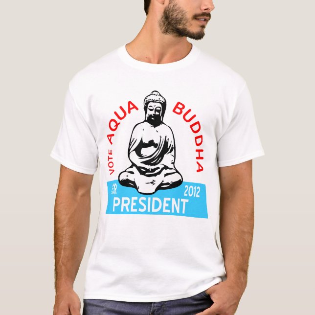 Camiseta T de Buddha do Aqua (Frente)