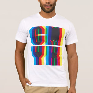 Camiseta T de CMYK