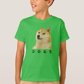 Camiseta T de D O G E para miúdos