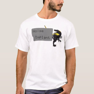 Camiseta T de Dino do implante do ruído