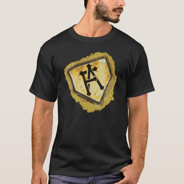 Camiseta T de Diry Homeplate dos patos selvagens (Frente)