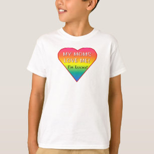 Camiseta T de duas mães