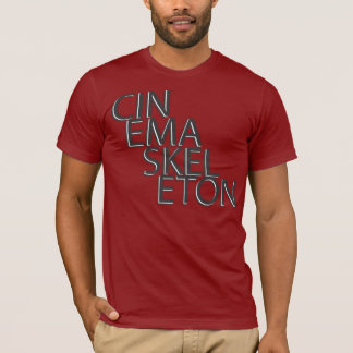 Camiseta T de esqueleto de Oreo do cinema