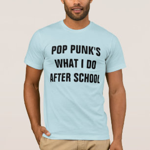 Camiseta T de estalo dos punks