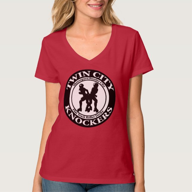 Camiseta T de futebol das mulheres (Frente)
