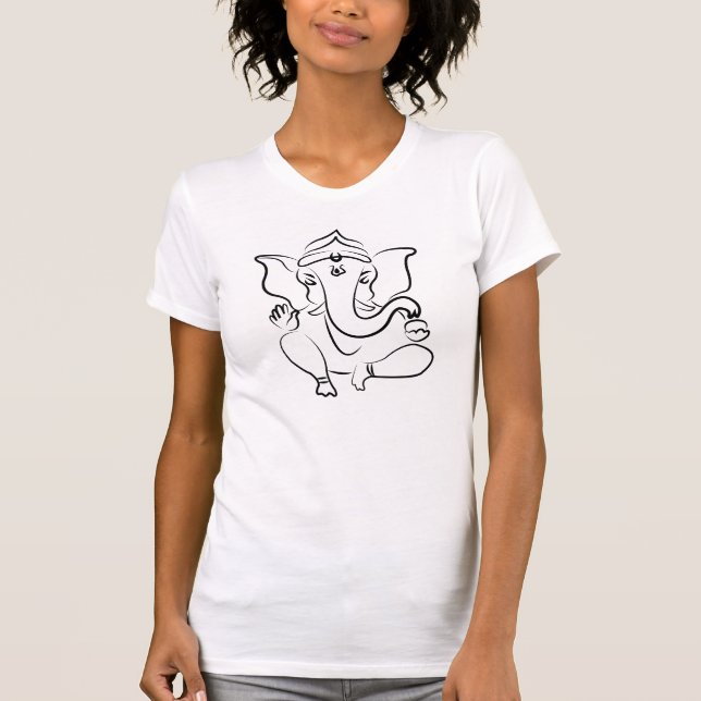 Camiseta T de "Ganesha" da edição limitada (Frente)