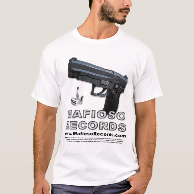 Camiseta T de Gangsta do Mafioso (Frente)