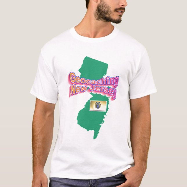 Camiseta T de Geocaching New-jersey (Frente)