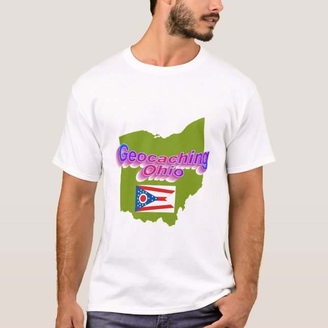 Camiseta T de Geocaching Ohio (Frente)