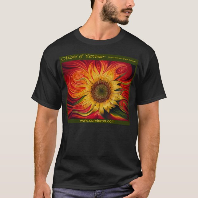 Camiseta T de Girasol Dinámico (Frente)