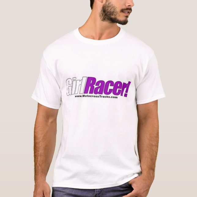 Camiseta T de GirlRacer (Frente)