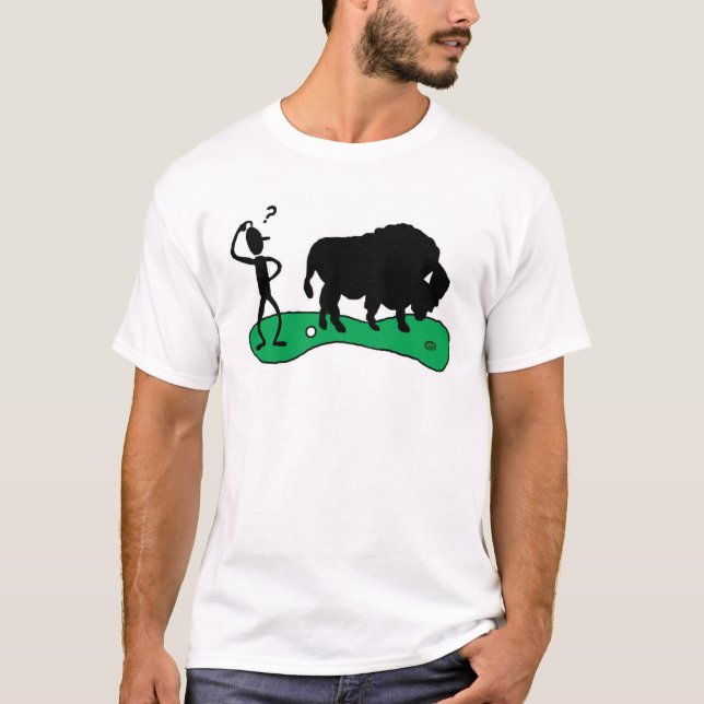 Camiseta T de golfe (Frente)