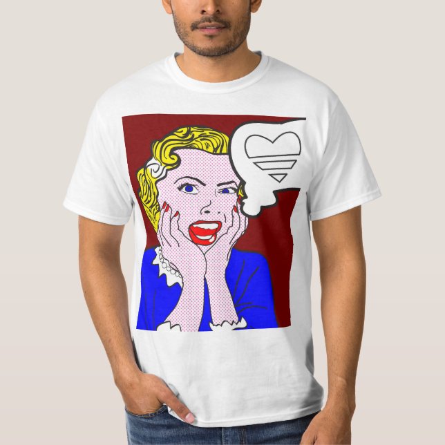 Camiseta T de Hardt do pop (Frente)