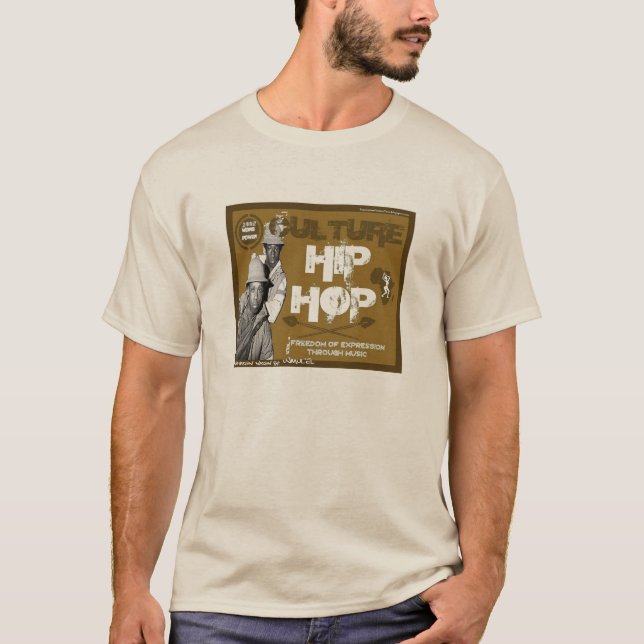 Camiseta T de Hip Hop da cultura (Frente)