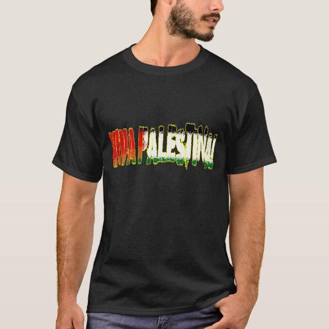 CAMISETA T DE JEREMY CORBYN VIVA PALESTINA (Frente)
