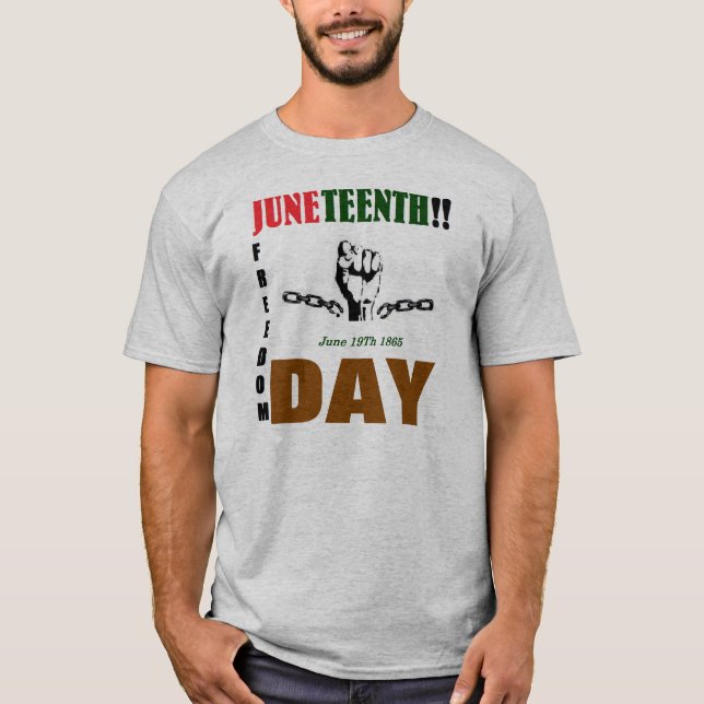 Camiseta T de JUNETEENTH (Frente)