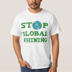 Camiseta T de lamentação global dos homens