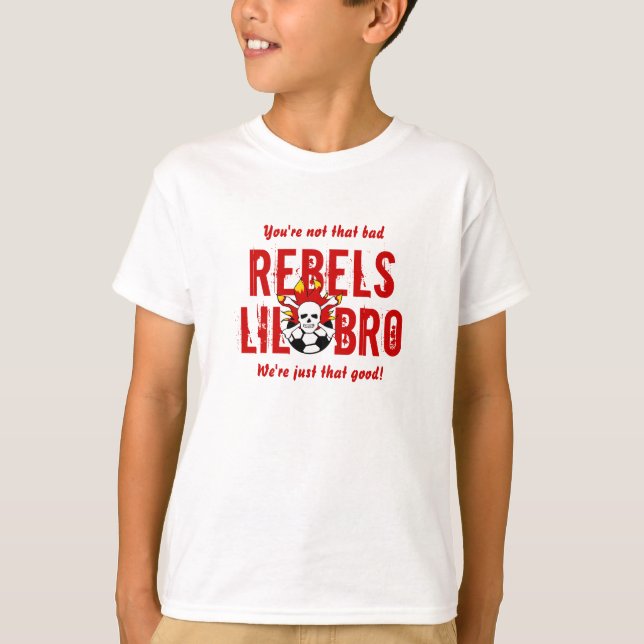 Camiseta T de Lil Bro dos rebeldes (Frente)