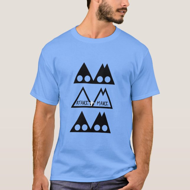 Camiseta T de logotipo triplo ATARI+MARI (Frente)