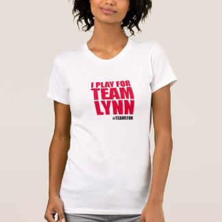 Camiseta T de Lynn da equipe de mulheres