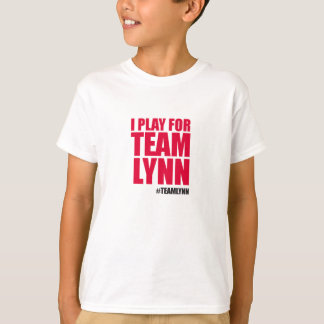 Camiseta T de LYNN da EQUIPE do miúdo
