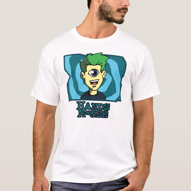 Camiseta T de Mcgee das mãos (Frente)