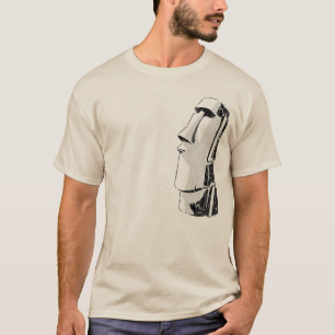 Camiseta T de Moai Tiki