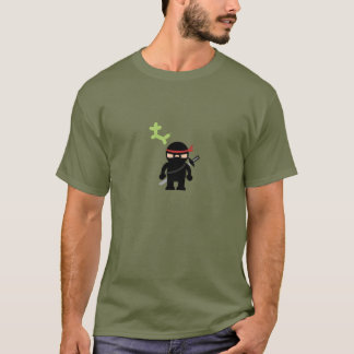 Camiseta T de Ninja do palhaço