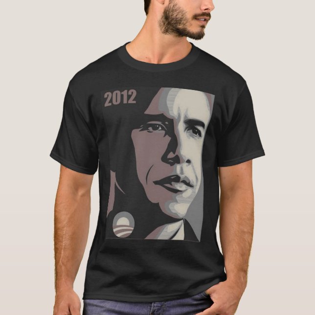 Camiseta T de Obama 2012 (Frente)