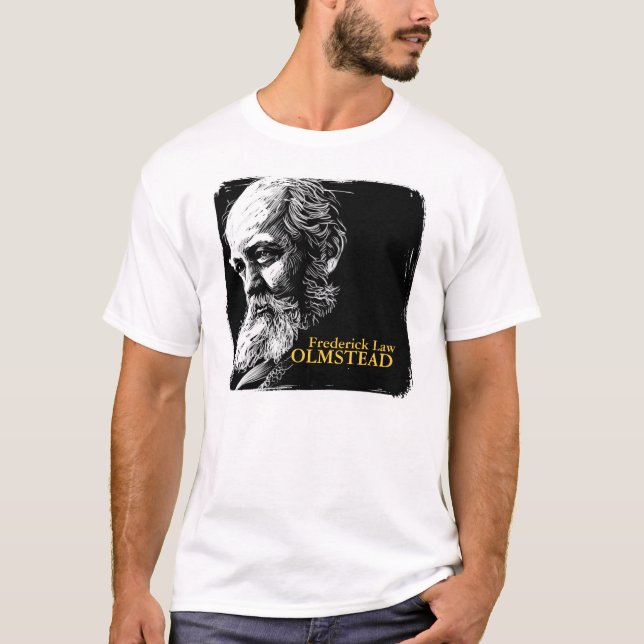 Camiseta T de Olmstead da lei de Frederick (Frente)