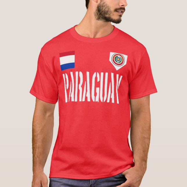 Camiseta T de Paraguai (Frente)