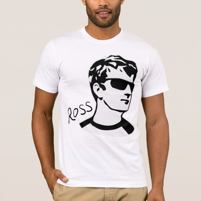 Camiseta T de Rockstar - branco (Frente)