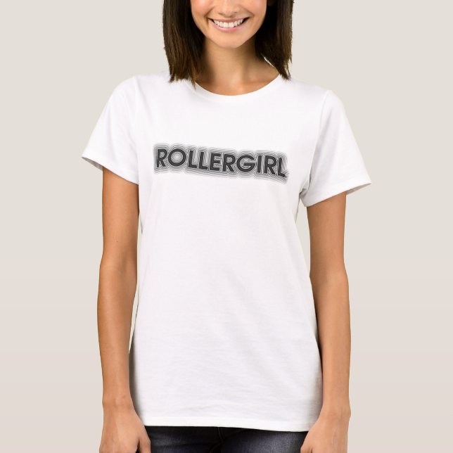 Camiseta T de Rollergirl (Frente)