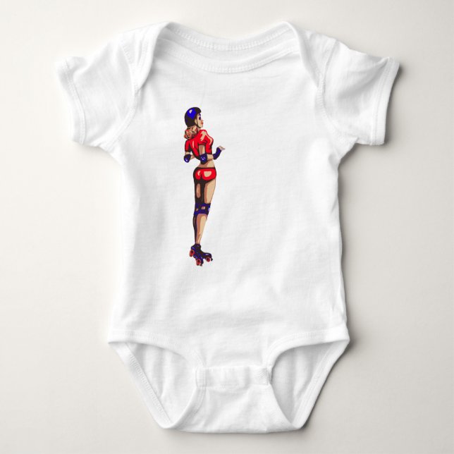 Camiseta T de Rollergirl (Frente)