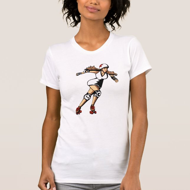 Camiseta T de Rollergirl (Frente)