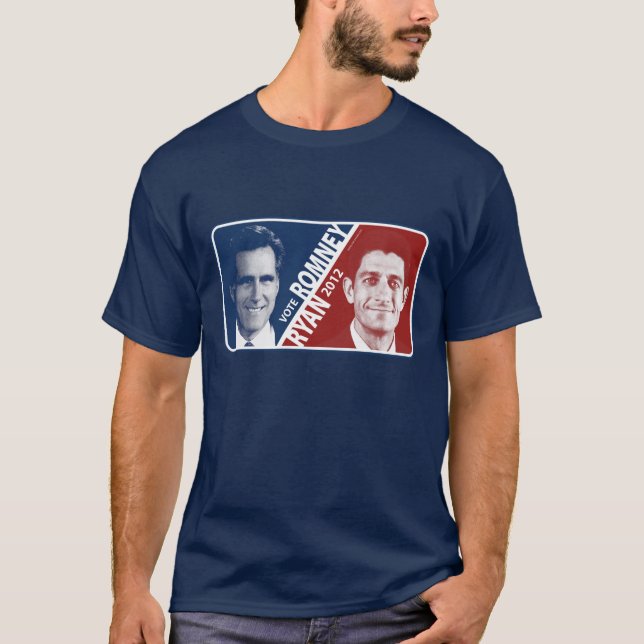 Camiseta T de Romney Ryan 2012 do voto (Frente)