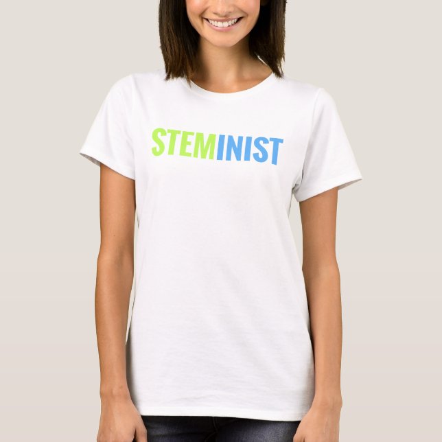 Camiseta T de STEMinist ComfortSoft (Frente)