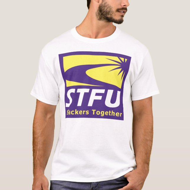 Camiseta T de STFU (imitação ilegal de SEIU) (Frente)