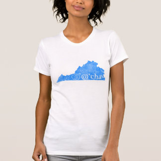 Camiseta T de Virgínia do Appalachia das mulheres