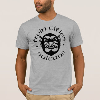 Camiseta T de Vulcans das cidades geminadas