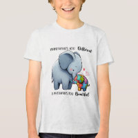 Camiseta-T - Design de elefante de consciência sob
