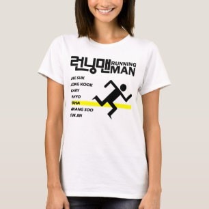 Camiseta T diagonal de HaHa - senhoras