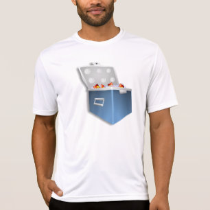 Camiseta T do Active dos homens do refrigerador do gelo